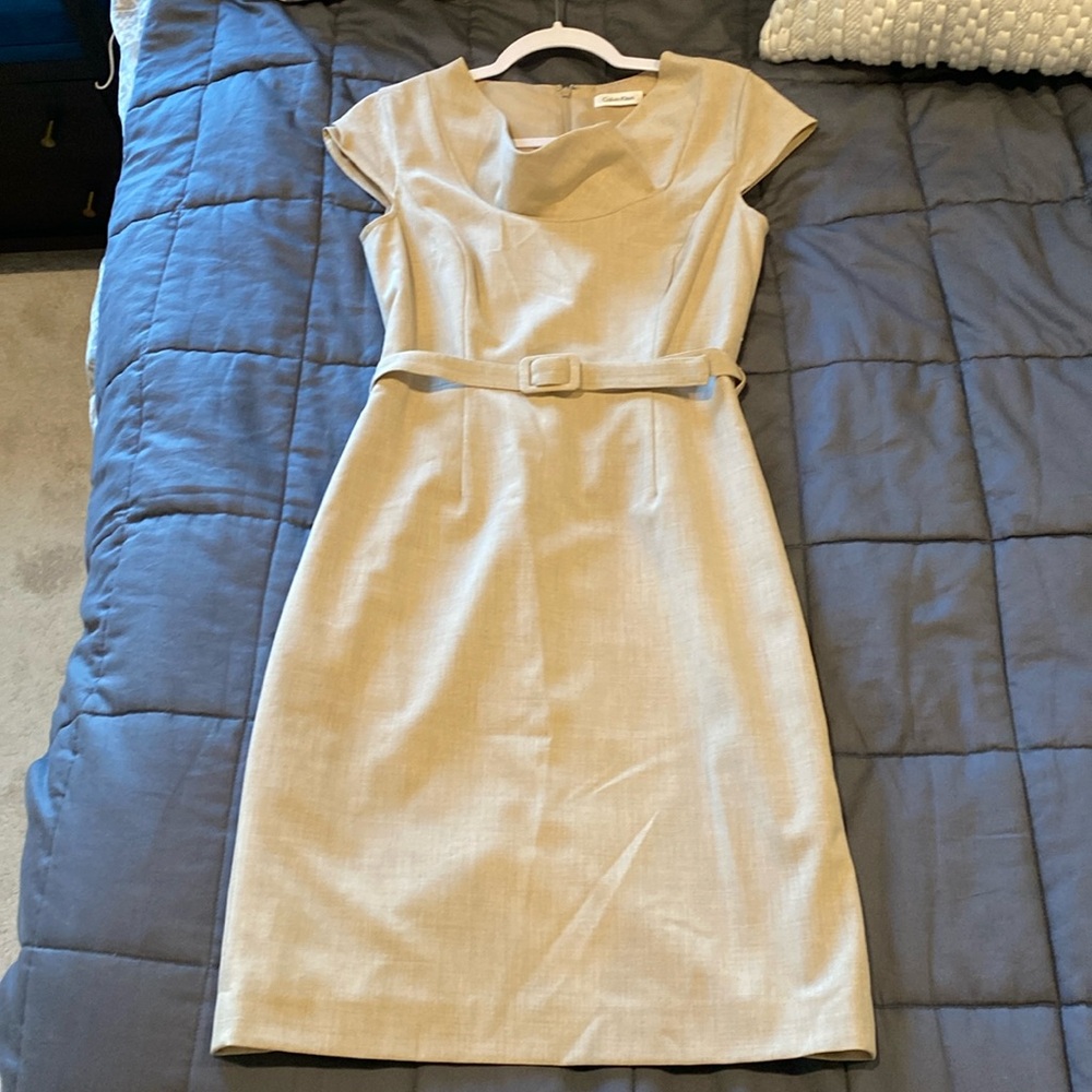 Calvin Klein lined Sheath Dress